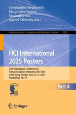 HCI International 2025 Posters