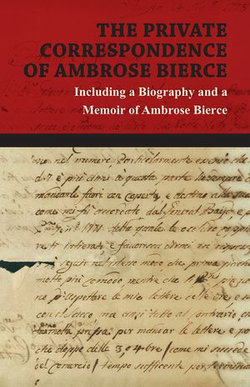 The Private Correspondence of Ambrose Bierce