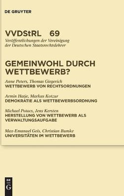 Gemeinwohl durch Wettbewerb? Gemeinwohl durch Wettbewerb?
