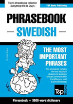 English-Swedish phrasebook and 3000-word topical vocabulary