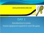 Master in 5 Days (Tennis Coaching Course) : Day 1
