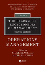 The Blackwell Encyclopedia of Management, Operations Management