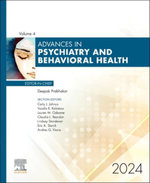 Advances in Psychiatry and Behavioral Health, Volume 4: Volume 4-1