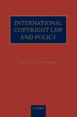 International Copyright Law and Policy