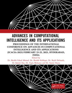 Advances in Computational Intelligence and Its Applications Advances in Computational Intelligence and Its Applications