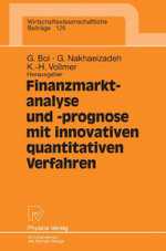 Finanzmarktanalyse und -prognose mit innovativen quantitativen Verfahren