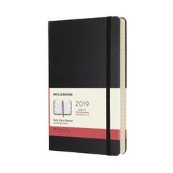Moleskine 2019 Daily Large Diary Black Hardcover