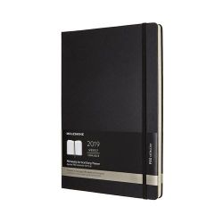 Moleskine 2019 Diary Planner Weekly A4 Professional Black Hardcover