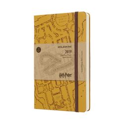 Moleskine 2019 Daily Diary Large Limited Edition Harry Potter Hardcover Beige