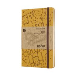 Moleskine 2019 Weekly Notebook Limited Edition Harry Potter Hardcover Beige