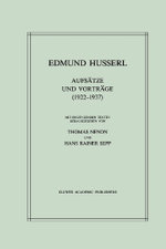 Aufsatze und Vortrage, 1922-1937