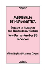 Medievalia et Humanistica, No. 36