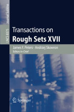Transactions on Rough Sets XVII