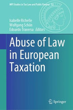 Abuse of Law in European Taxation