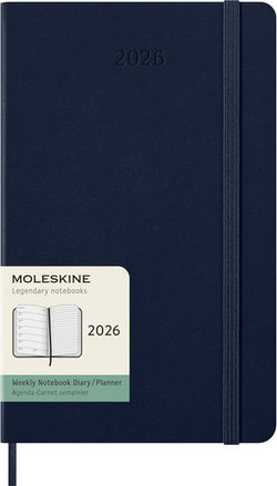 Moleskine 2026 12 Month Weekly Large Hardcover Diary