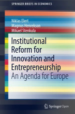 Institutional Reform for Enhancing Innovation and Entrepreneurship