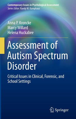 Assessment of Autism Spectrum Disorder