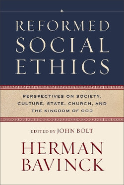 Reformed Social Ethics