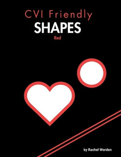 CVI Friendly Shapes; Red CVI Friendly Shapes; Red