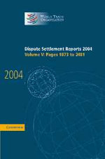 Dispute Settlement Reports 2004