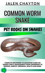 COMMON WORM SNAKE PET BOOKS ON SNAKES