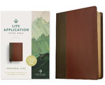 NLT Life Application Study Bible, Third Edition, Mahaogany