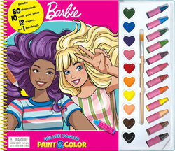 Barbie Deluxe Poster Paint & Color - for Kids and Children Learning Fun