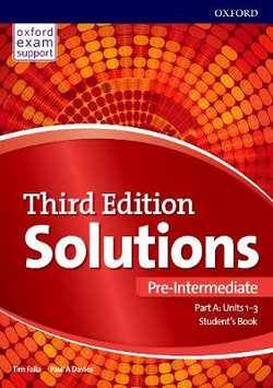 Solutions: Pre-Intermediate: Student's Book a Units 1-3