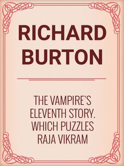 The Vampire's Eleventh Story. Which Puzzles Raja Vikram