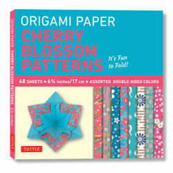 Origami Paper Cherry Blossom Patterns, Small