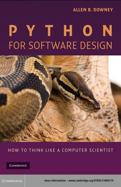 Python for Software Design Python for Software Design