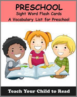 PRESCHOOL - Sight Word Flash Cards