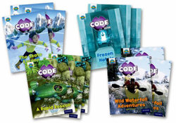 Project X CODE Extra: Orange Book Band, Oxford Level 6 Fiendish Falls and Big Freeze, Class Pack Of 12