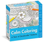 Calm Coloring Page-A-Day (R) Calendar 2026