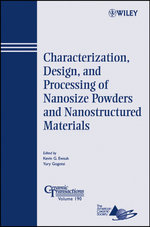Characterization, Design, and Processing of Nanosize Powders and Nanostructured Materials