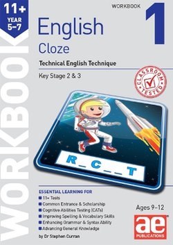 11+ English Year 5-7 Cloze Workbook 1
