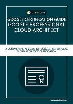 Google Certification Guide -Google Professional Cloud Architect
