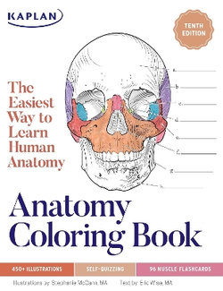 Anatomy Coloring Book with 450+ Realistic Medical Illustrations with Quizzes for Each