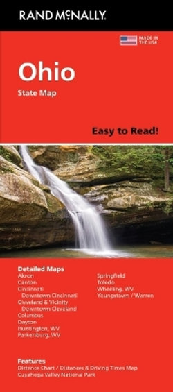 Rand McNally Easy to Read: Ohio State Map Rand McNally Easy to Read: Ohio State Map