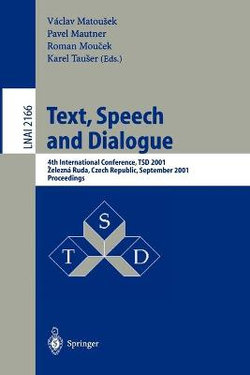 Text, Speech and Dialogue