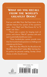 Bible Trivia Test