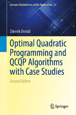 Optimal Quadratic Programming and QCQP Algorithms with Applications