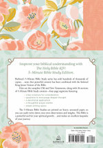 The Holy Bible KJV: 5-Minute Bible Study Edition (Summertime Florals)