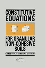 Constitutive Equations for Granular Non-Cohesive Soils