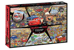 Cars: Search-and-Find Activity Book and Puzzle Set (Disney Pixar: 200 Pieces)