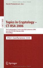 Topics in Cryptology -- CT-RSA 2006