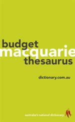 Macquarie Budget Thesaurus