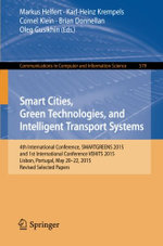 Smart Cities, Green Technologies, and Intelligent Transport Systems