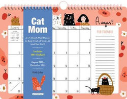 2021 Cat Mom 17-Month Wall Planner