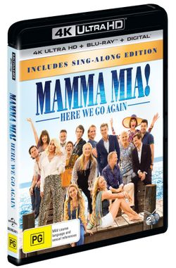 Mamma Mia!: Here We Go Again (Includes Sing-Along Edition) (4K UHD / Blu-ray / UV)